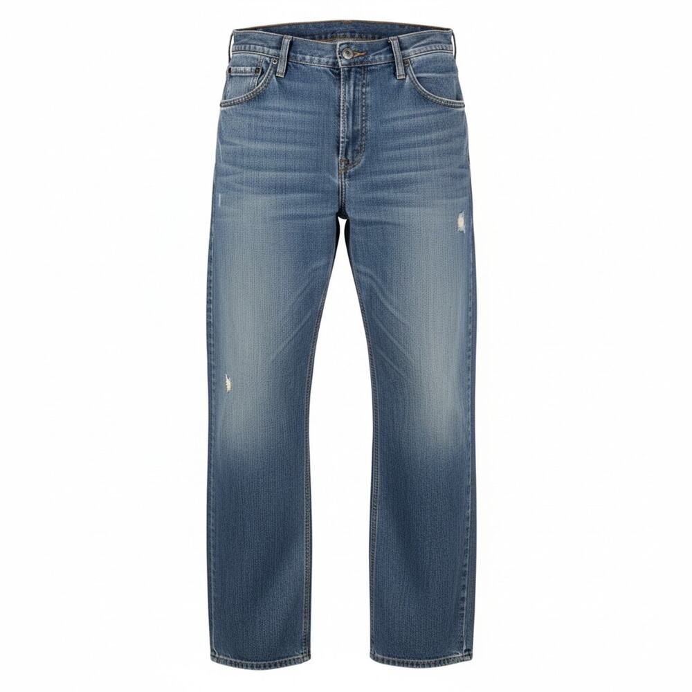 Levi Strauss Signature Loose Straight Distressed Jeans 36x32
